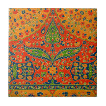 Decoratieve Perzische bloemenprint