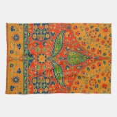 Decoratieve Perzische bloemenprint Theedoek (Horizontaal)