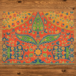 Decoratieve Perzische bloemenprint Tissuepapier