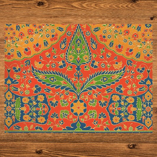 Decoratieve Perzische bloemenprint Tissuepapier