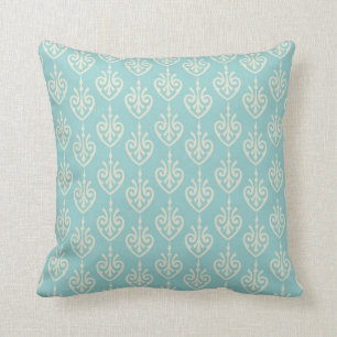 Decoratieve piloot van Turquoise en Cream Pattern Kussen
