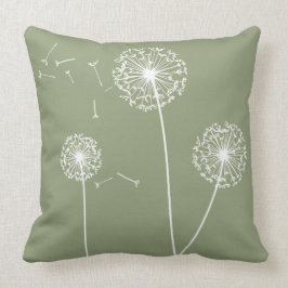 Decoratieve piloot voor groene duiven kussen