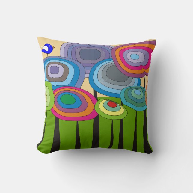 Decoratieve piloot voor kunstwerken kussen (Voorkant)