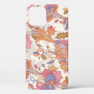 Decoratieve pioenen: kleurrijk bloemenpatroon. Case-Mate iPhone case