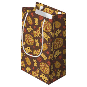 Decoratieve Pizza Pattern Leggings Gift Bag Klein Cadeauzakje