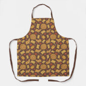 Decoratieve Pizza Pattern Schort (Voorkant)