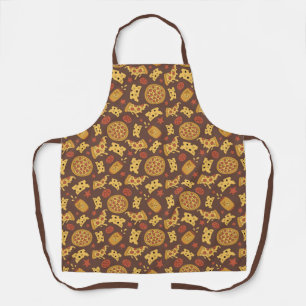 Decoratieve Pizza Pattern Schort