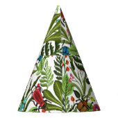 Decoratieve Planten en Insecten: Naadloos Ontwerp. Feesthoedjes (Achterkant)