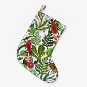 Decoratieve Planten en Insecten: Naadloos Ontwerp. Kleine Kerstsok (Voorkant (Hangend))