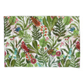 Decoratieve Planten en Insecten: Naadloos Ontwerp. Kussensloop (Voorkant)