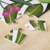 Decoratieve Planten en Insecten: Naadloos Ontwerp. Legpuzzel (Zijkant)