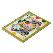 DECORATIEVE PLAYCARDS RANDOM PATTERS VIJF TERUG NOTITIEBOEK (Linkerzijde)