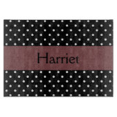 Decoratieve Polka Dot Print Snijplank (Voorkant)