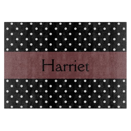 Decoratieve Polka Dot Print Snijplank (Voorkant)