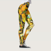 Decoratieve Pompoen en Kalebas Halloween Leggings (Rechts)