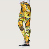 Decoratieve Pompoen en Kalebas Halloween Leggings (Links)