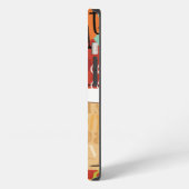 Decoratieve Pot Latte en Koppen iPhone Hoesje (Linkerkant)