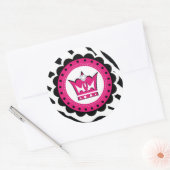 Decoratieve prinses Birthday Stickers (Envelop)