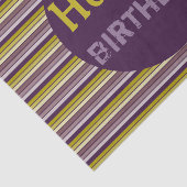 Decoratieve pruim en goud tissuepapier (Detail)