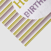 Decoratieve pruim en gouden streep tissuepapier (Detail)