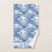 Decoratieve rand Chinoiserie Patroon ID1094 Bad Handdoek (Handdoek)