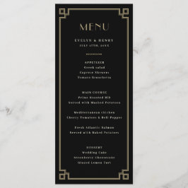 Decoratieve rand Elegant menu
