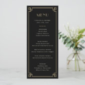 Decoratieve rand Elegant menu (Staand voorkant)