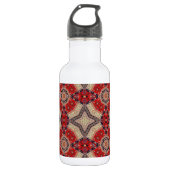 Decoratieve Red Retro Art Waterfles (Voorkant)