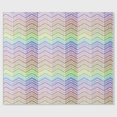 Decoratieve regenboog en getextureerd Chevron Patt Cadeaupapier (Vlak)