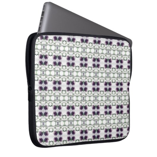 Decoratieve reistas laptop sleeve (Voorkant Rechts)