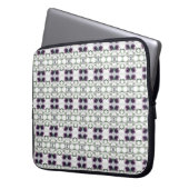 Decoratieve reistas laptop sleeve (Voorkant Links)