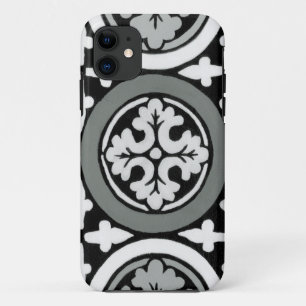 Decoratieve renaissance Rosette Tile Design Case-Mate iPhone Case
