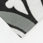 Decoratieve renaissance Rosette Tile Design Fleece Deken (Hoek)