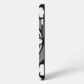 Decoratieve renaissance Rosette Tile Design iPhone Hoesje (Linkerkant)