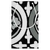 Decoratieve renaissance Rosette Tile Design Klein Cadeauzakje (Achterkant)