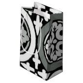 Decoratieve renaissance Rosette Tile Design Klein Cadeauzakje (Achterkant Gekanteld)