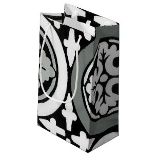 Decoratieve renaissance Rosette Tile Design Klein Cadeauzakje