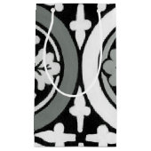 Decoratieve renaissance Rosette Tile Design Klein Cadeauzakje (Voorkant)