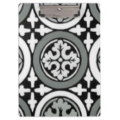 Decoratieve renaissance Rosette Tile Design Klembord (Voorkant)