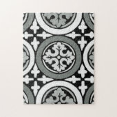 Decoratieve renaissance Rosette Tile Design Legpuzzel (Verticaal)