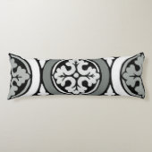 Decoratieve renaissance Rosette Tile Design Lichaamskussen (Voorkant)