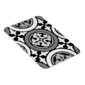Decoratieve renaissance Rosette Tile Design Magneet (Rechterzijde)