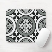 Decoratieve renaissance Rosette Tile Design Muismat (Met muis)