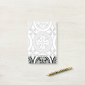 Decoratieve renaissance Rosette Tile Design Post-it® Notes (Op bureau)