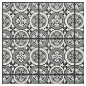 Decoratieve renaissance Rosette Tile Design Stof (Swatch)