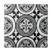 Decoratieve renaissance Rosette Tile Design Tegeltje (Voorkant)