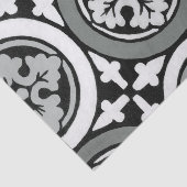 Decoratieve renaissance Rosette Tile Design Tissuepapier (Detail)