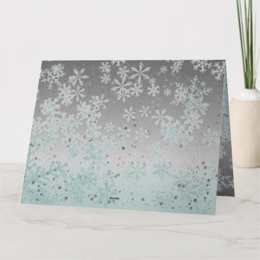 Decoratieve rendieren Kerstmis gepersonaliseerd Kaart (Achterkant)