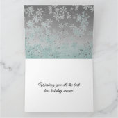 Decoratieve rendieren Kerstmis gepersonaliseerd Kaart (Binnen)