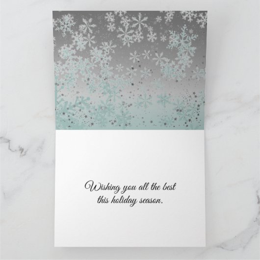 Decoratieve rendieren Kerstmis gepersonaliseerd Kaart (Binnen)